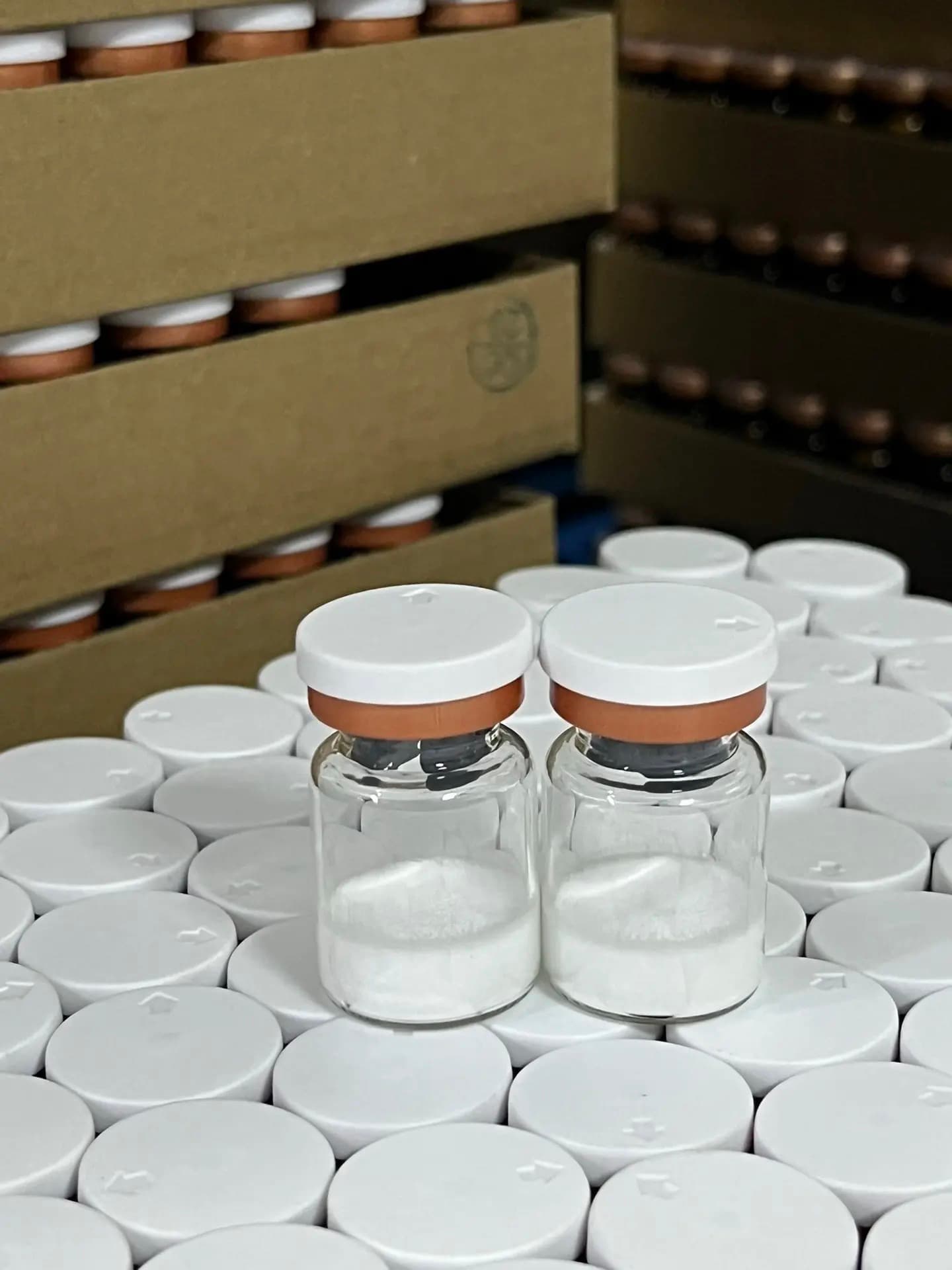 Freeze-dried skincare system formats prepared during batch production